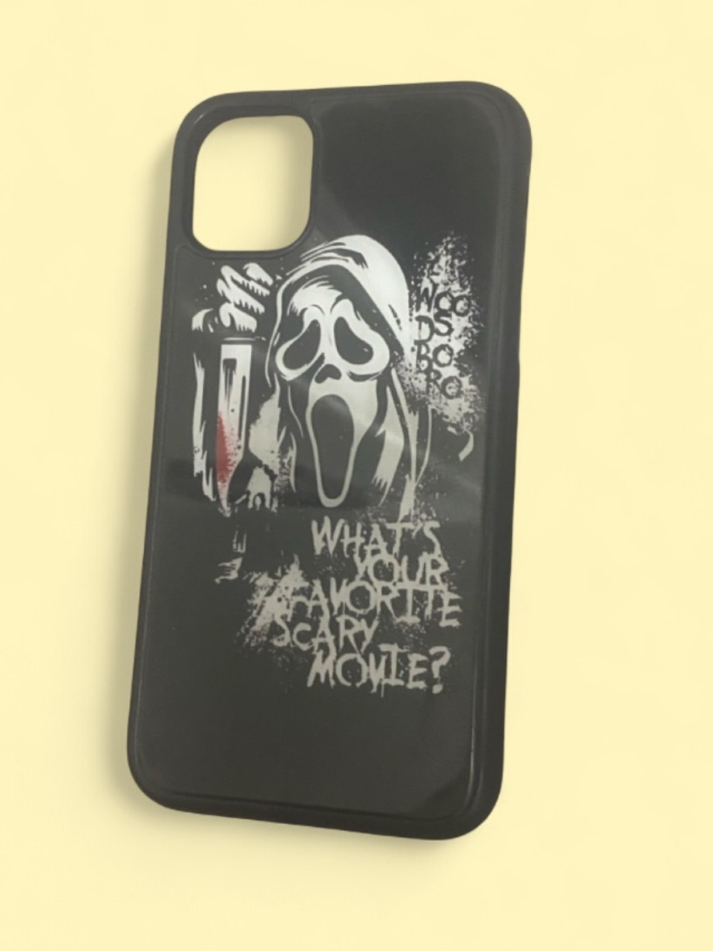 iPhone 11 Black 'Scream' Graphic Phone Case for iPhone